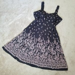 Dress Barn Plus-Size Tea-Length Fit & Flare Dress